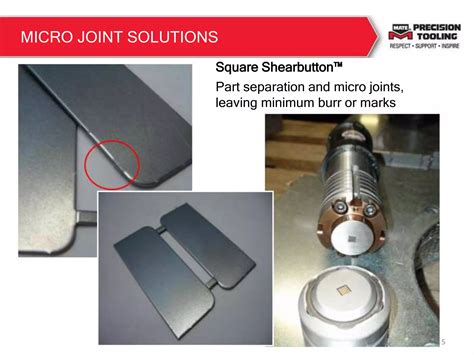 micro joint sheet metal|Quick, Clean Parts Separation .